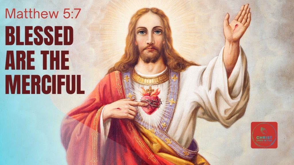 Jesus with one hand raised and the other pointing toward his sacred heart