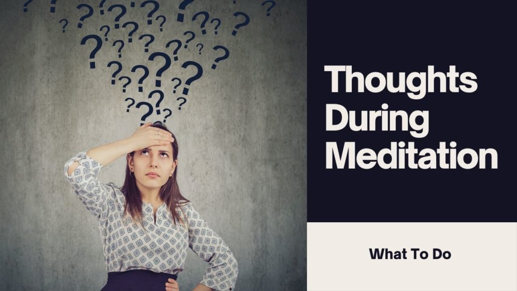 Woman with thoughts pouring out of her head