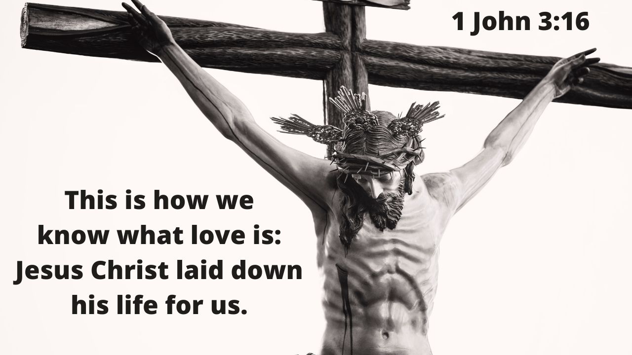 Jesus Christ crucified on the cross